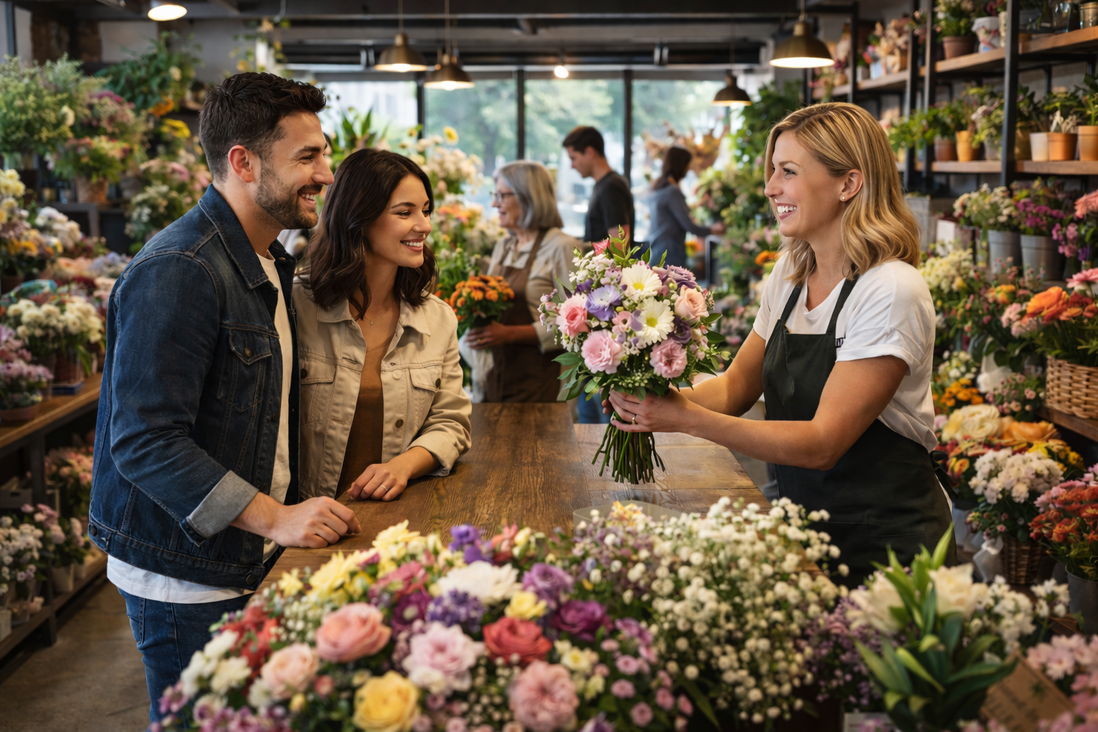 Shop-Website in einem Browser-Mockup